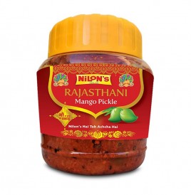 Nilon's Rajasthani Mango Pickle   Plastic Jar  900 grams